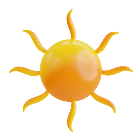 Sun  3D Icon