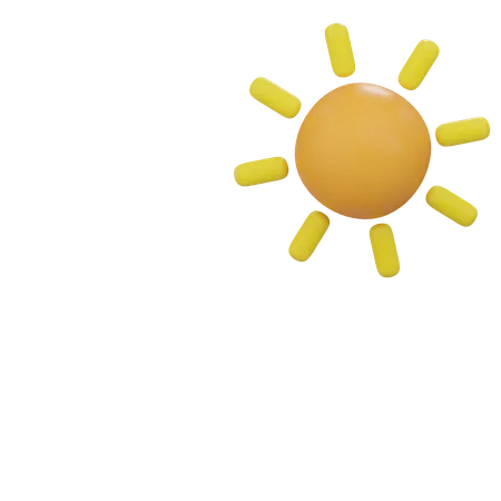 Sun  3D Icon