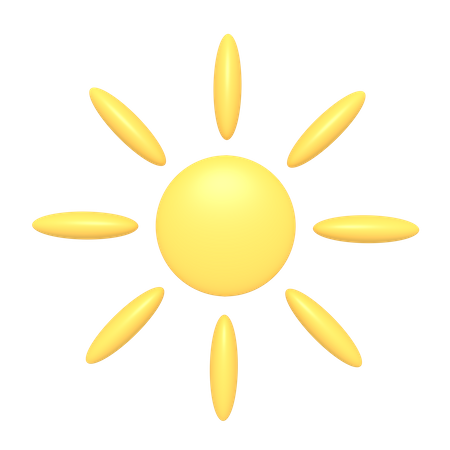 Sun  3D Icon