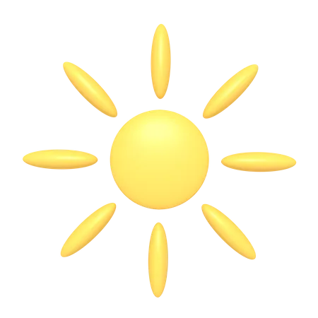 Sun  3D Icon