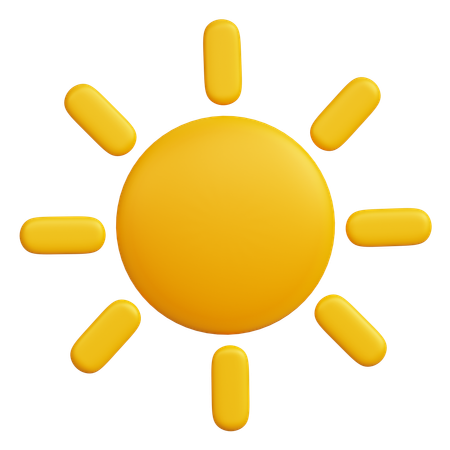 Sun  3D Icon