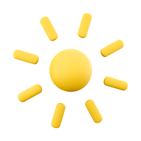 Sun  3D Icon