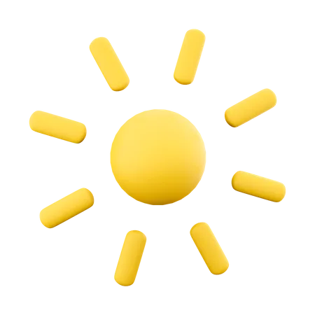 Sun  3D Icon