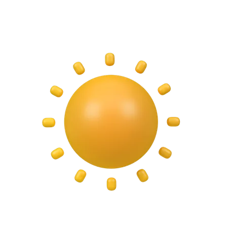 Sun  3D Icon