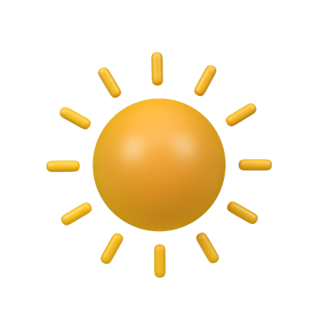 Sun  3D Icon