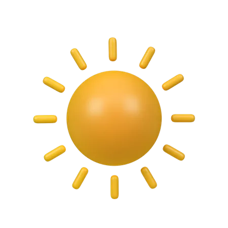 Sun  3D Icon