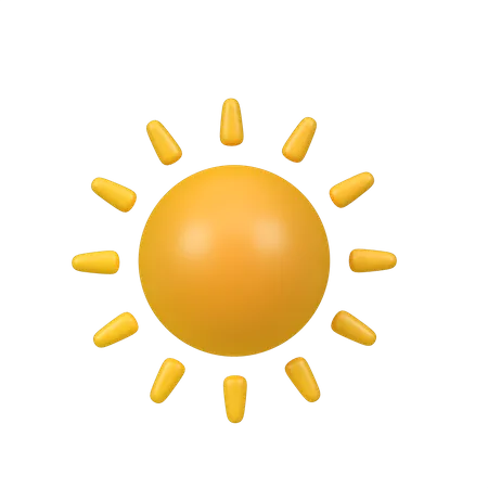 Sun  3D Icon