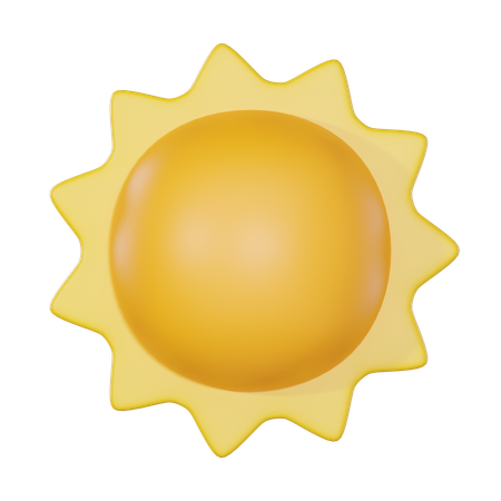 Sun  3D Icon