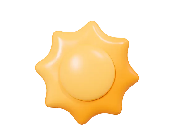 Sun  3D Icon