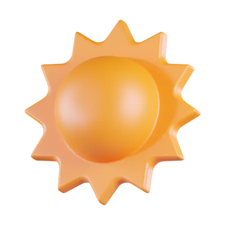 Sun  3D Icon