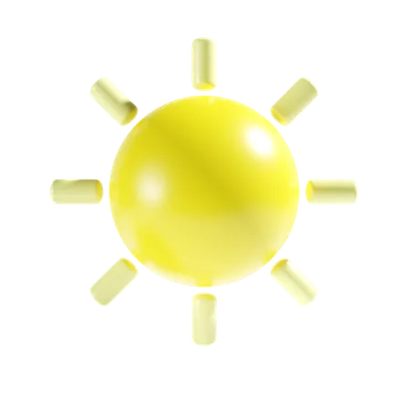 Sun  3D Icon