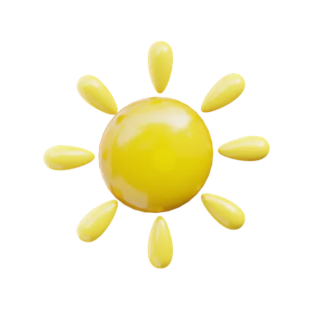 Sun  3D Icon