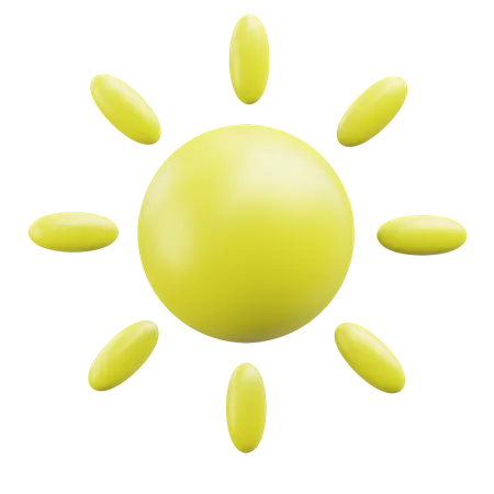 Sun  3D Icon