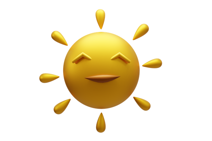 Sun  3D Icon