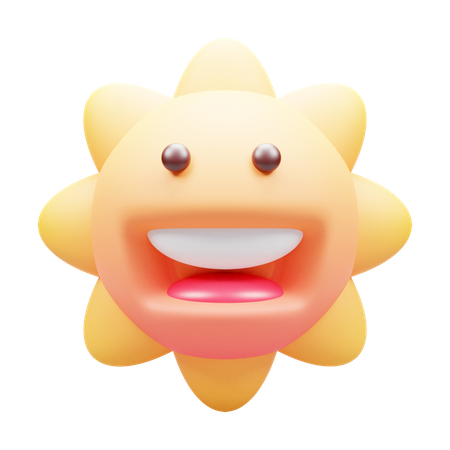 Sun  3D Icon