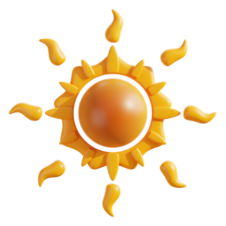 Sun  3D Icon