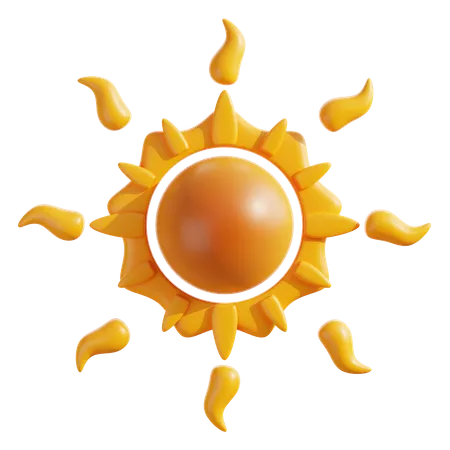 Sun  3D Icon