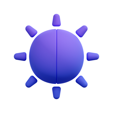 Sun  3D Icon