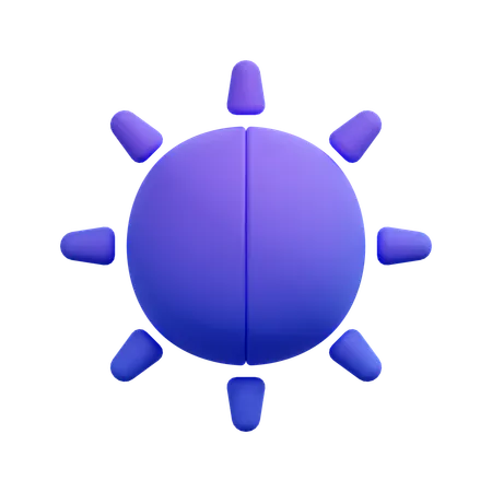 Sun  3D Icon