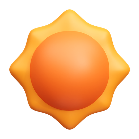 Sun  3D Icon