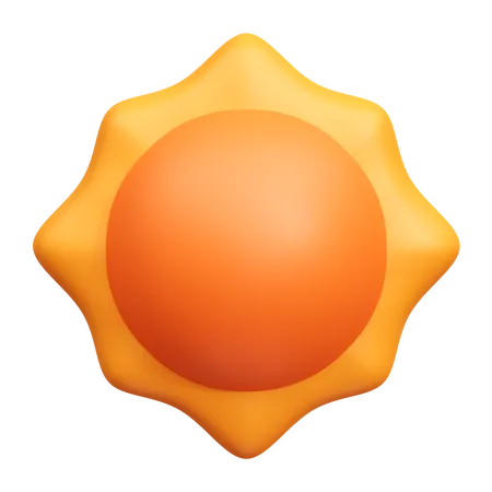 Sun  3D Icon