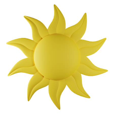 Sun  3D Icon