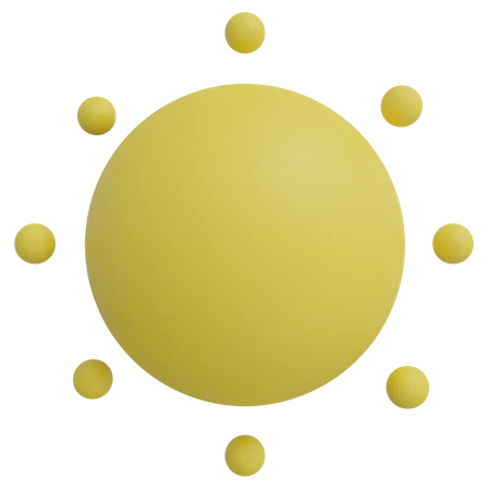 Sun  3D Icon