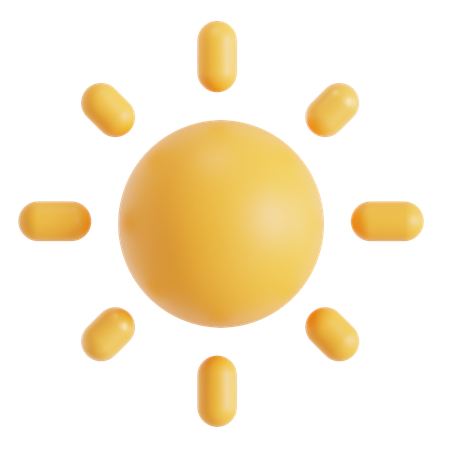 Sun  3D Icon