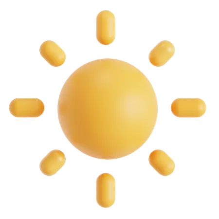 Sun  3D Icon