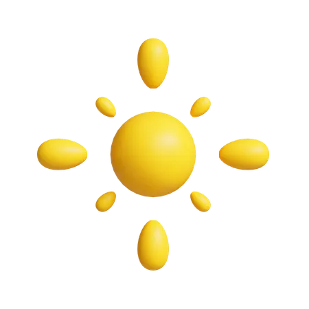 Sun  3D Icon