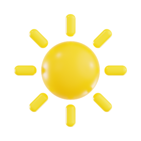 Sun  3D Icon