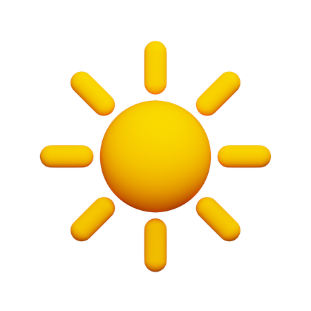 Sun  3D Icon