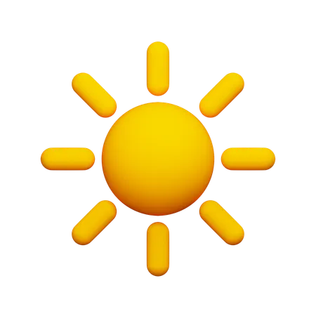 Sun  3D Icon