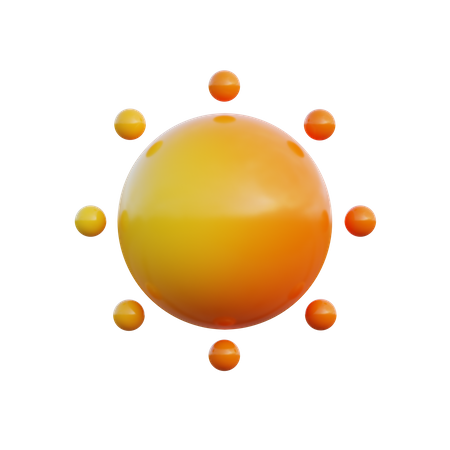 Sun  3D Icon