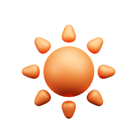 Sun  3D Icon