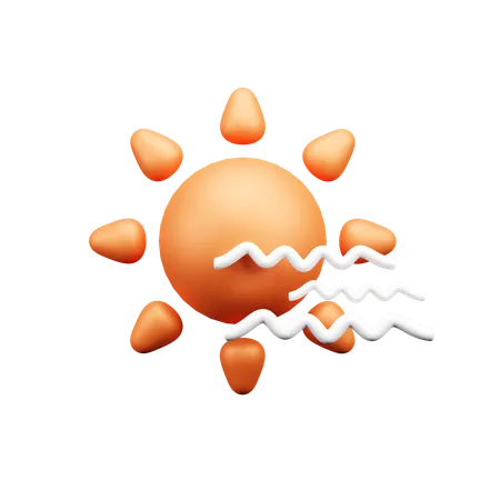 Sun  3D Icon