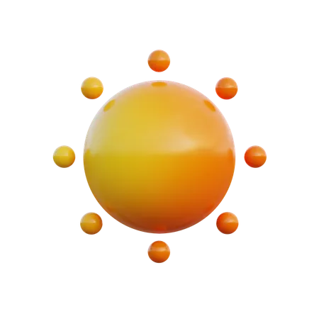 Sun  3D Icon