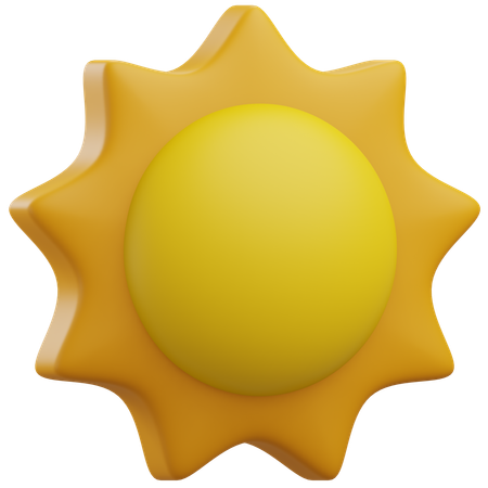 Sun  3D Icon