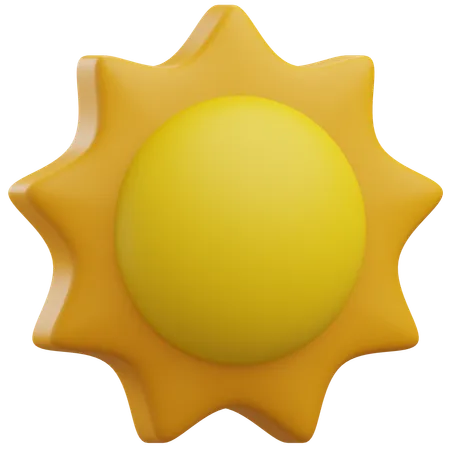 Sun  3D Icon