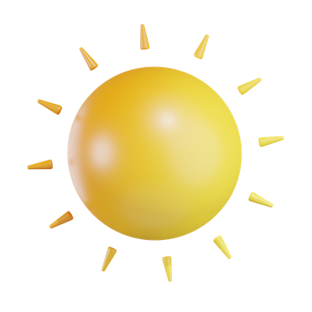 Sun  3D Icon