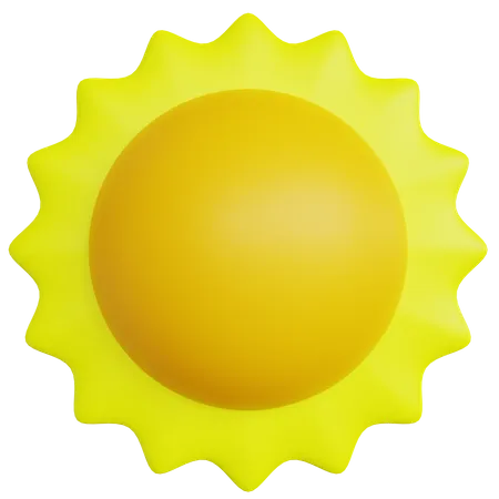 Sun  3D Icon