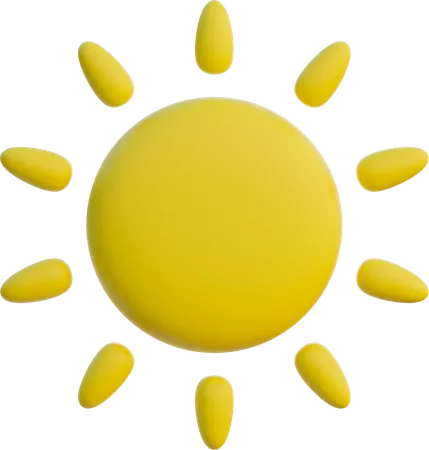 Sun  3D Icon