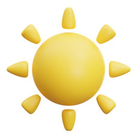 Sun  3D Icon