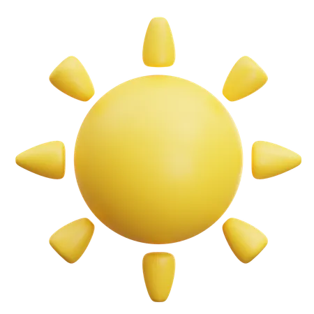 Sun  3D Icon