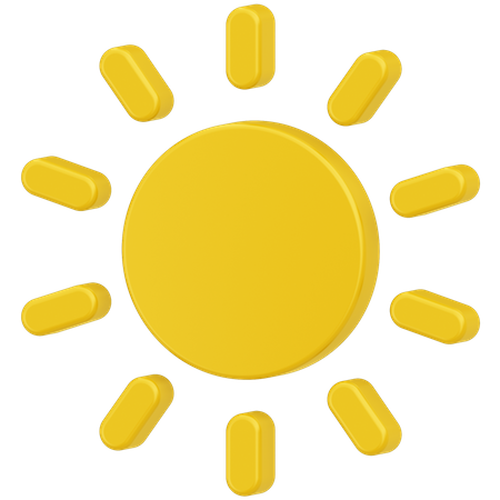 Sun  3D Icon