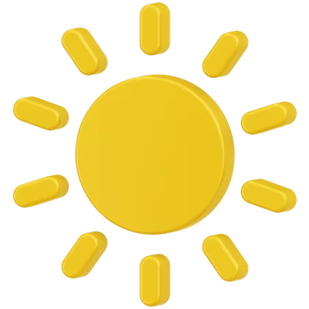 Sun  3D Icon