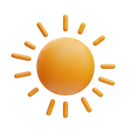 Sun  3D Icon