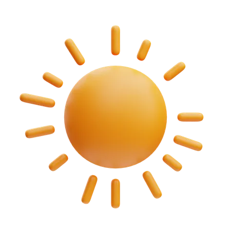 Sun  3D Icon