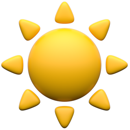 Sun  3D Icon