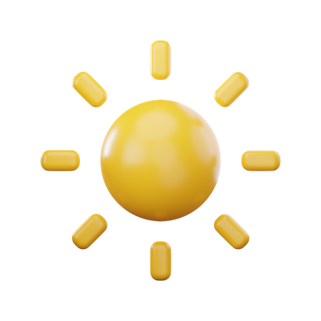 Sun  3D Icon